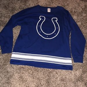 Size L PINK Indianapolis Colts long sleeve.